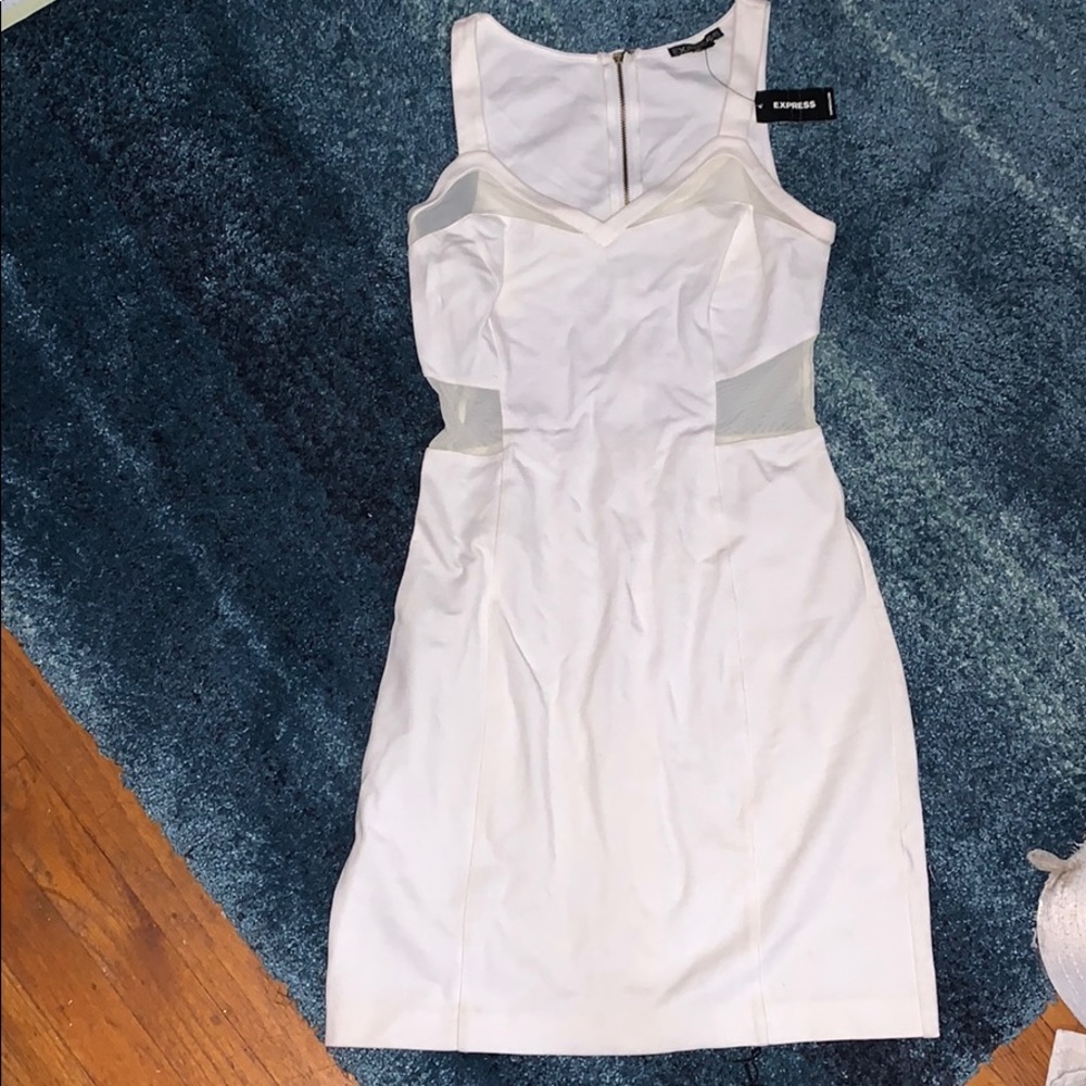 White Slim fitting Dress | Size 4